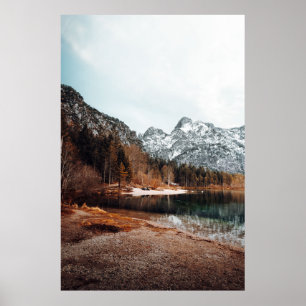 THE BEAUTIFUL ALMSEE IN UPPER AUSTRIA  POSTER