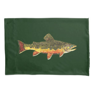 The Beautiful Brook Trout Pillowcase