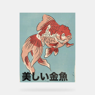 The Beautiful Goldfish Acrylic Sign