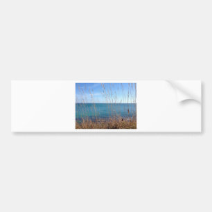 The beautiful Grass and Sea Bumper Sticker