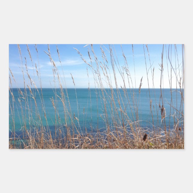The beautiful Grass and Sea Sticker (Front)