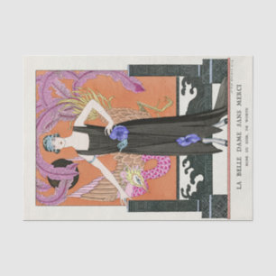 The Beautiful Lady without Mercy by George Barbier Tissue Paper