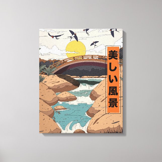 The Beautiful Landscape Canvas Print (Front)
