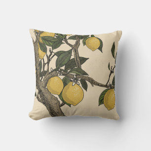 The Beautiful Lemon Tree Throw Pillow