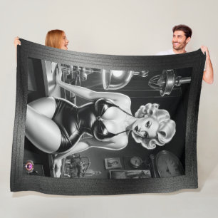 The Beautiful Look Of Science by Xzendor7 Fleece Blanket
