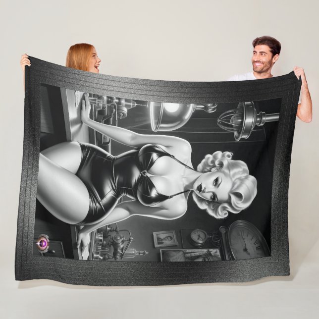 The Beautiful Look Of Science by Xzendor7 Fleece Blanket (In Situ)