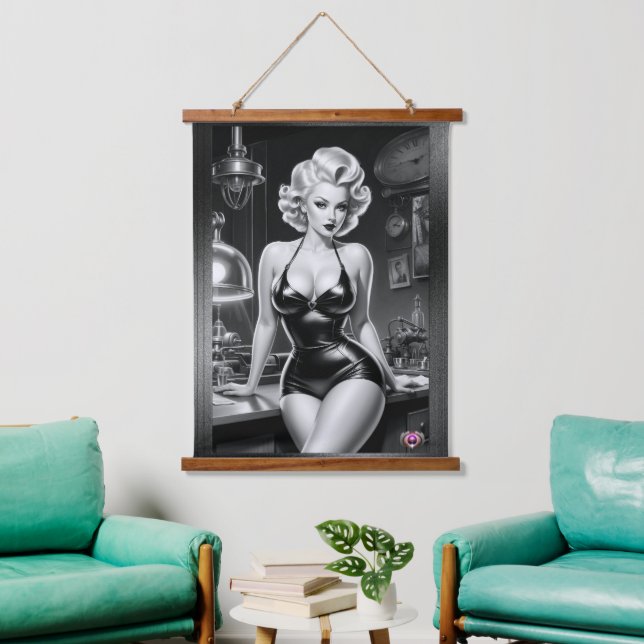 The Beautiful Look Of Science by Xzendor7 Hanging Tapestry (Living Room)