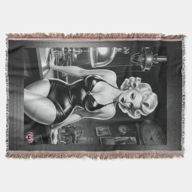 The Beautiful Look Of Science by Xzendor7 Throw Blanket (Front)