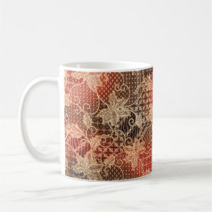 The beautiful of art Malaysian and Indonesian Bati Coffee Mug