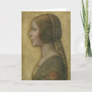 The Beautiful Princess (by Leonardo da Vinci) Card