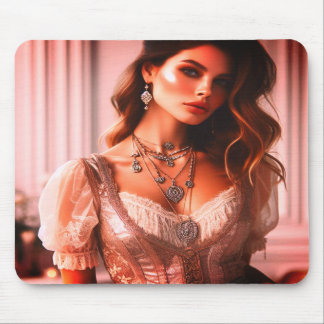 The Beautiful Woman Laptop Desktop Tablet Mouse Pad