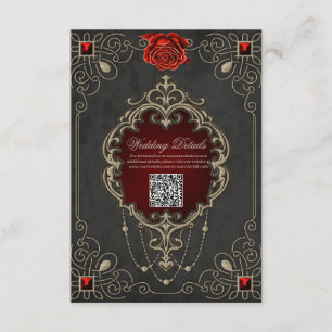 The beauty and richness of love is symbolized by t enclosure card