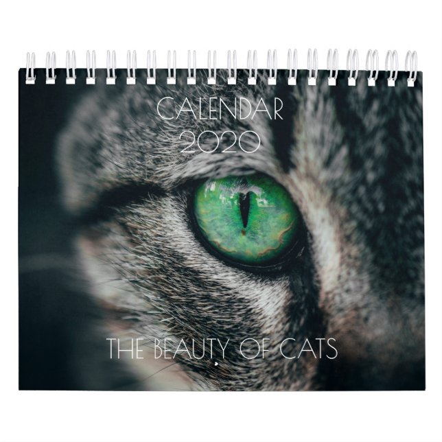 "THE BEAUTY OF CATS" CALENDAR (Cover)
