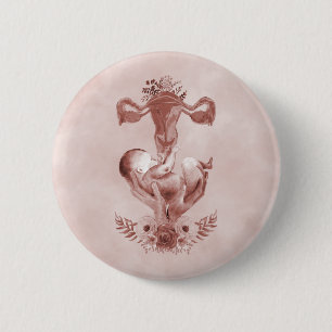 The Beauty of Childbirth 2 Inch Round Button