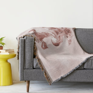 The Beauty of Childbirth Throw Blanket