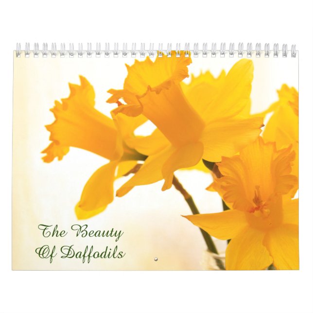 The Beauty Of Daffodils  Calendar (Cover)