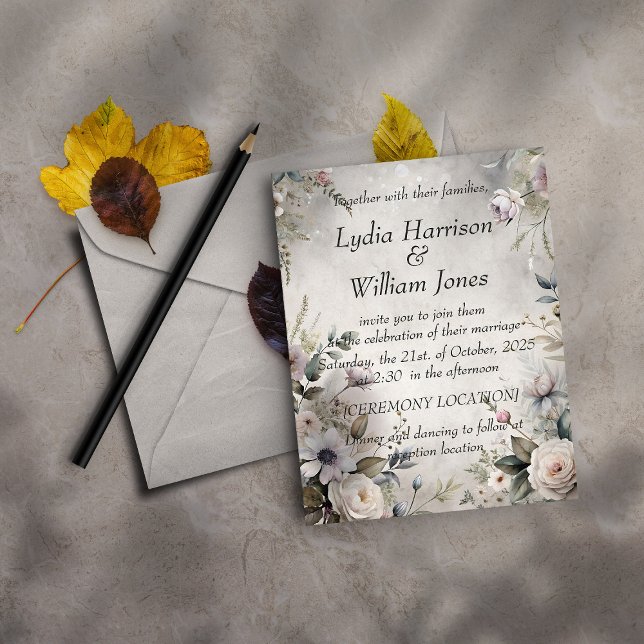 The Beauty of Flowers Invitation (Creator Uploaded)