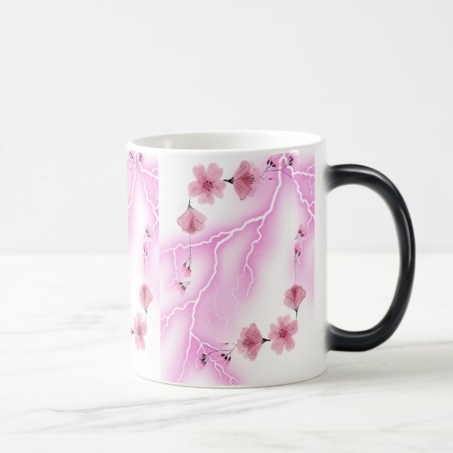 The beauty of flowers magic mug (Right)