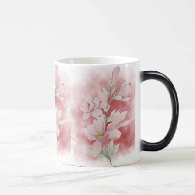 The beauty of flowers magic mug (Right)