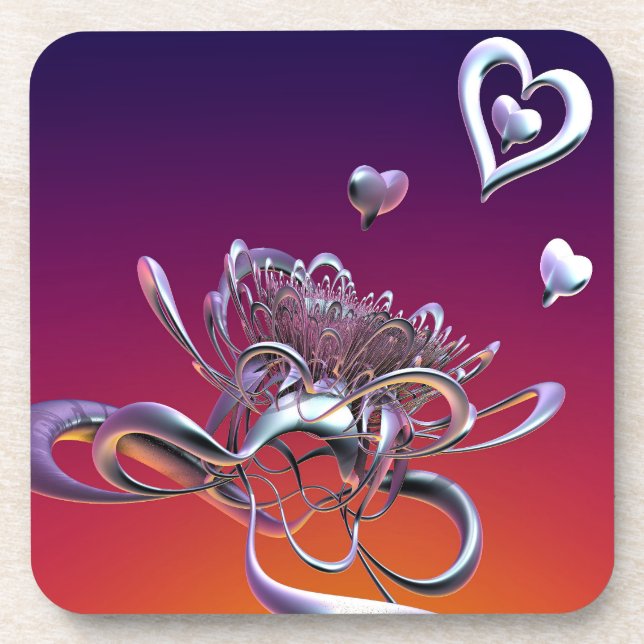 The Beauty of Hearts Coaster (Front)
