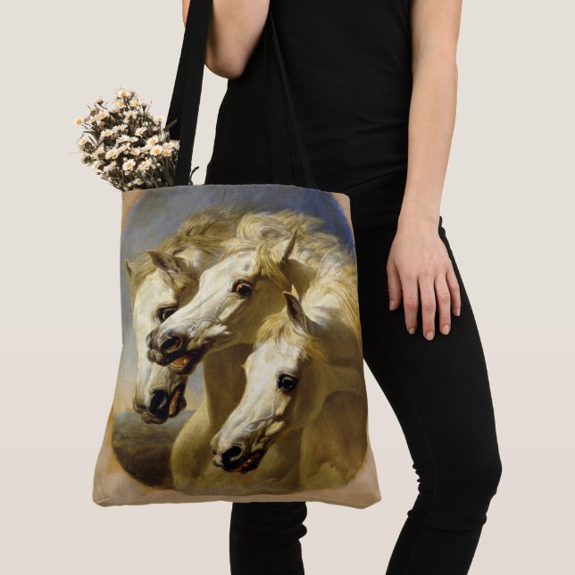 The Beauty of Horses Fine Art Fabric Bag (Close Up)