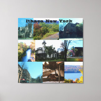 THE BEAUTY OF ITHACA, NEW YORK   CANVAS PRINT