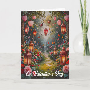 The Beauty of Love Valentine's Day Holiday Card