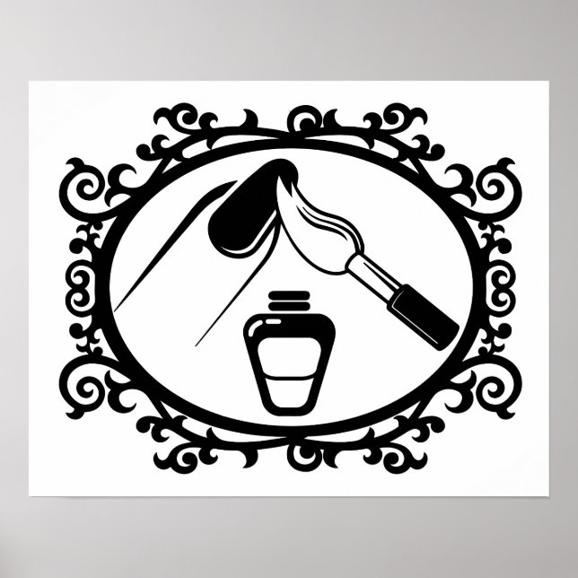 The Beauty of Nail Polish Design Poster (Front)