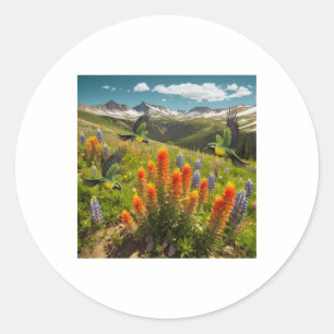 The Beauty Of Nature Classic Round Sticker