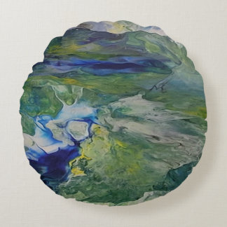 The beauty of nature round pillow
