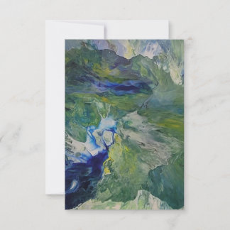 The beauty of nature thank you card