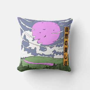 The beauty of nature throw pillow