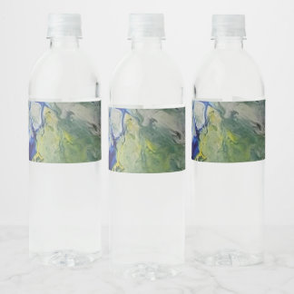 The beauty of nature water bottle label