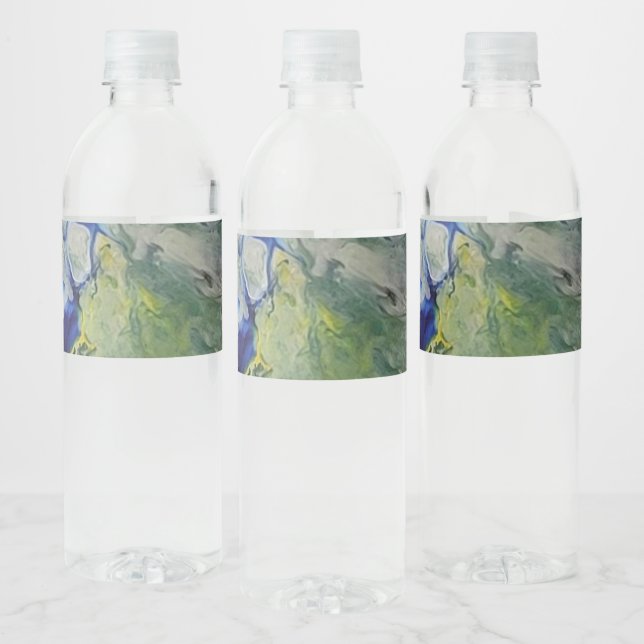 The beauty of nature water bottle label (Bottles)