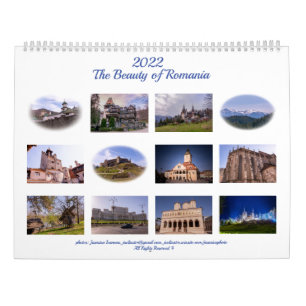 The Beauty of Romania -  Large Calendar
