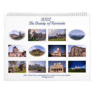 The Beauty of Romania -  Large Calendar