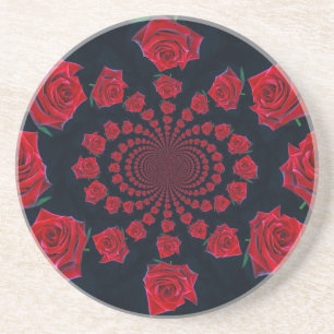 The Beauty of Roses: Floral Fantasy Coaster