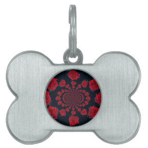 The Beauty of Roses: Floral Fantasy  Pet Tag