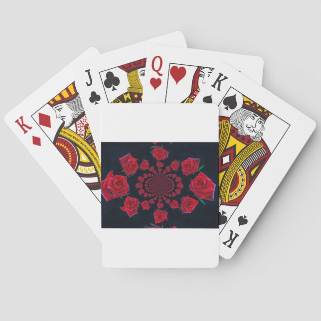 The Beauty of Roses: Floral Fantasy  Playing Cards (Back)