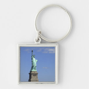 The beauty of the famous Statue of Liberty on Keychain