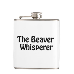 the beaver whisperer hip flask