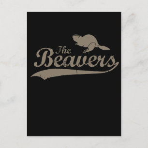 THE BEAVERS POSTCARD