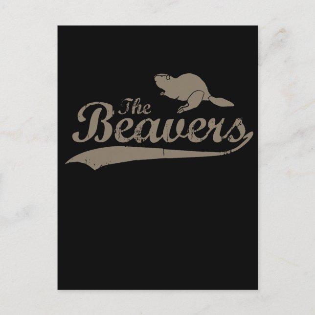 THE BEAVERS POSTCARD (Front)
