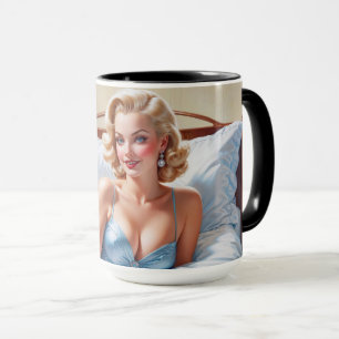 The Bed Is Just Fine AI Concept Art by Xzendor7 Mug