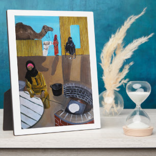 The Bedouin Women Painting by Alfred Fox Plaque