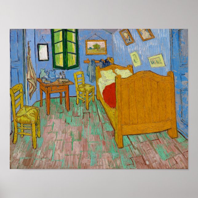 The Bedroom by Van Gogh Poster (Front)