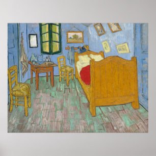 The Bedroom by Vincent Van Gogh Poster