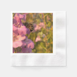 The Bee 🐝 And The Flower 🌺  Napkin