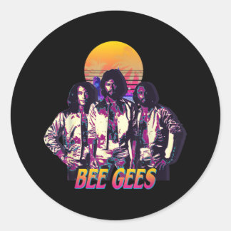 The Bee Gees Live For Men And Women Classic Round Sticker