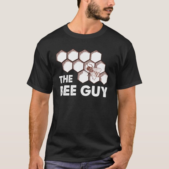 The Bee Guy Beekeeping Beekeeper Honey Famer T-Shirt (Front)